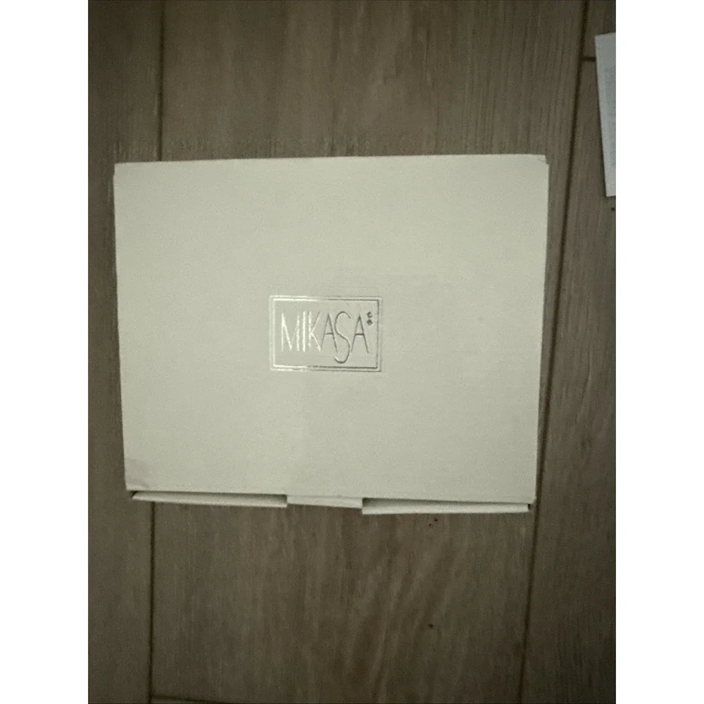 NEW Mikasa Crystal Wave PatternNew With‎ Tag & Box Picture Frame 4 X 3